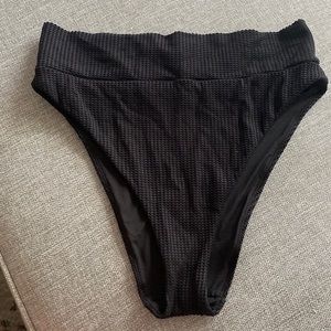 Aerie high-cut high waisted cheeky bikini bottoms